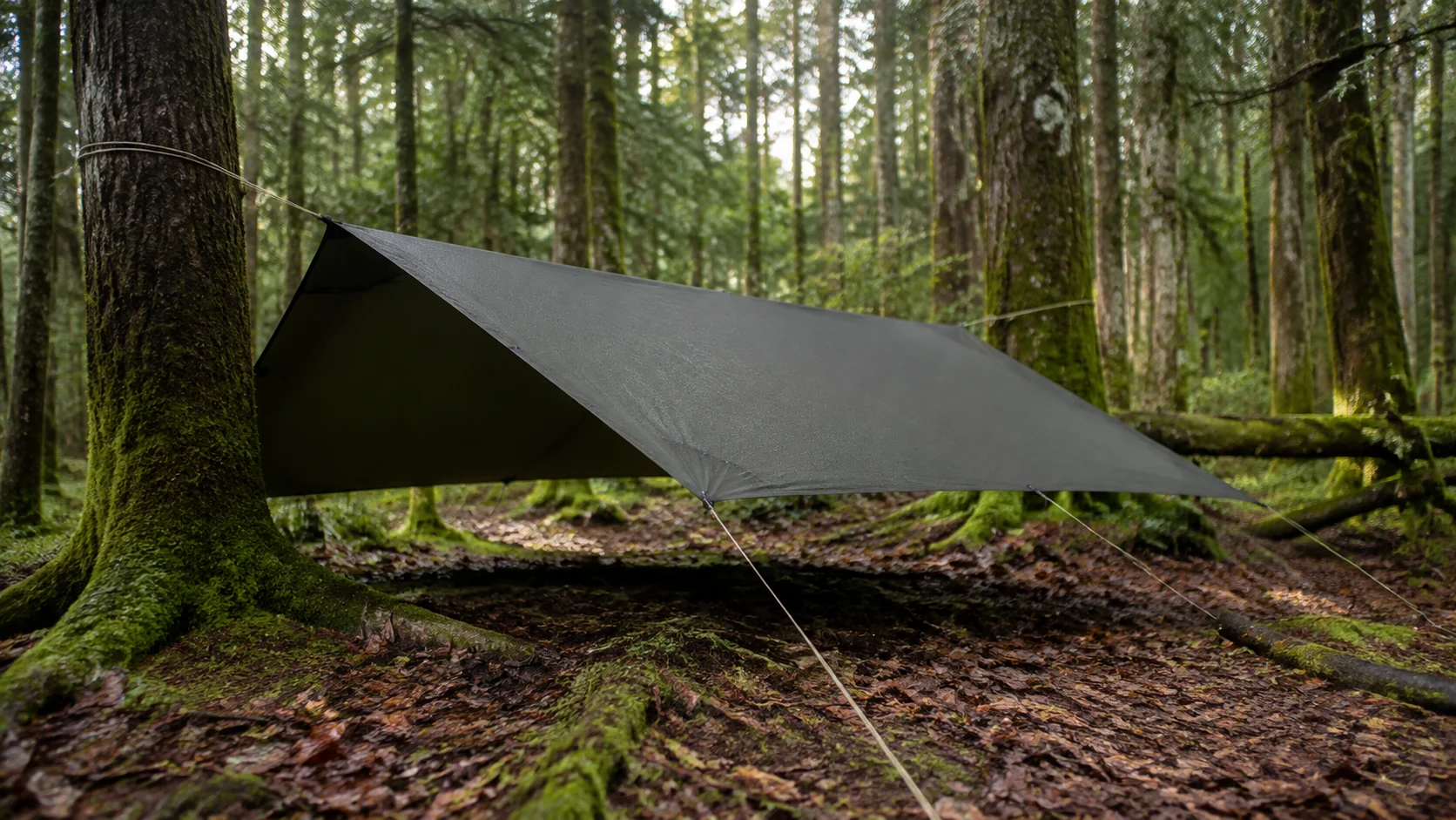 Bien choisir une bâche de bivouac pour rester au sec — illustration outdoor