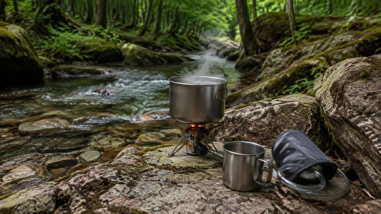 Filtrer l’eau en bivouac sans prendre de risques — illustration 2